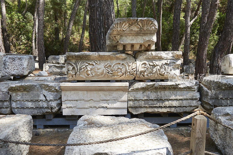 土耳其安塔利亚，Kemer, Phaselis Antic城遗址